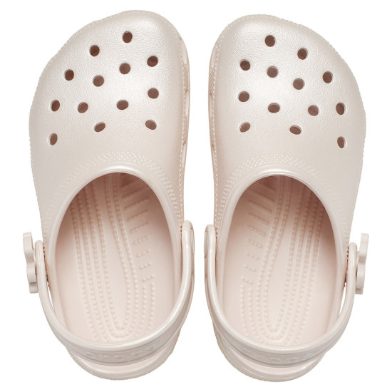 Crocs Kids' Classic Pearl Shine Clog